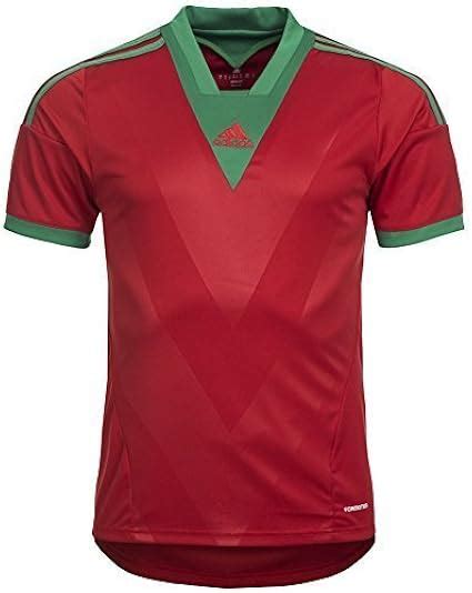 adidas campeon herren trikot fussball sport shirt rot grün xl